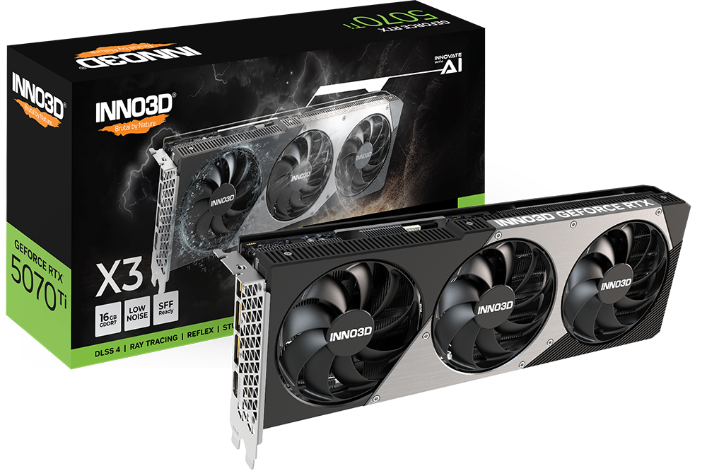 VGA INNO3D GeForce RTX 5070 Ti X3 16GB