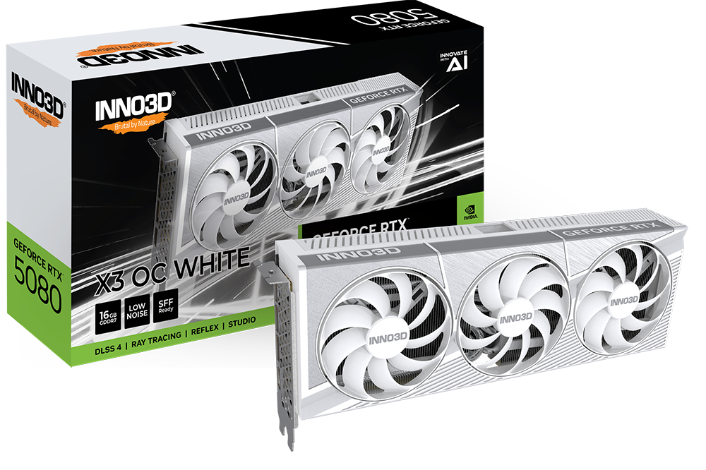 VGA INNO3D GeForce RTX 5080 X3 OC WHITE 16G