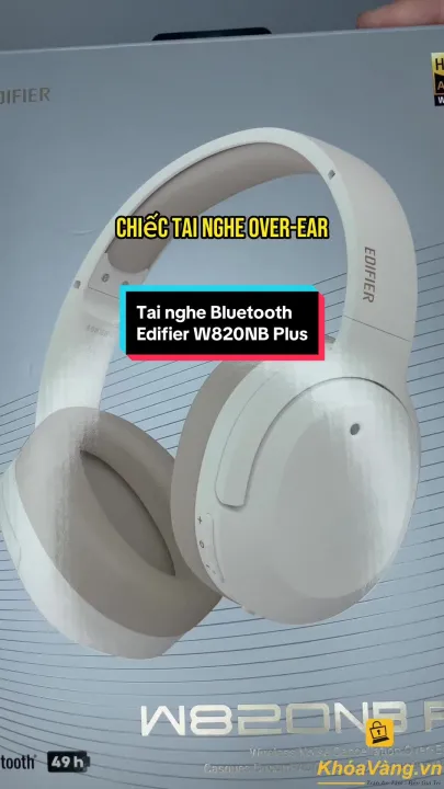 Review Tai nghe bluetooth chống ồn chủ động giá hạt dẻ Edifier W820NB Plus