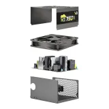 Nguồn Jetek RM750 750W V3 (80 Plus Gold/Non Modular)