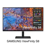 Màn hình SAMSUNG ViewFinity S8 S80PB LS32B800PXEXXV (32inch/ IPS/ 4K UHD/ 60Hz/ 5ms/ HDR600)