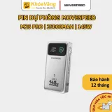 Củ sạc kiêm PIN dự phòng 3-in-1 Movespeed MSP14 | 65W | 20000mAh | Bạc