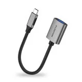Bộ chuyển đổi USB-C sang USB-A 3.0 Lention C6 Grey