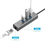 Bộ chuyển đổi USB-C 4 trong 1 Lention C23s