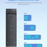 Box ổ cứng SSD M2 NVMe 0.15m Lention C9b