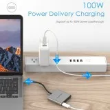 Bộ chuyển đổi USB-C 3 trong 1 Lention C14H