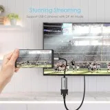 Bộ chuyển đổi USB-C sang 1080P VGA Lention CU606