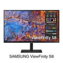 Màn hình SAMSUNG ViewFinity S8 S80PB LS32B800PXEXXV (32inch/ IPS/ 4K UHD/ 60Hz/ 5ms/ HDR600)