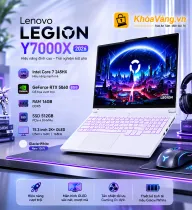 Lenovo Legion Y7000X 2026 | Core 7 245HX | RAM 16GB | SSD 512GB | RTX 5060 8GB | 15.3 inch 2K+ OLED 165Hz | New 100% | Glacier White