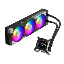 TẢN NHIỆT NƯỚC SEGOTEP KUNLUN KL360 II A-RGB BLACK (MÀU ĐEN/MÀN LCD)