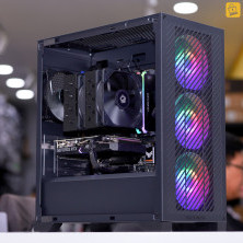 Vỏ case Cooler Master Elite 301 Lite Black - m-ATX ( Đã bao gồm 3 fan )