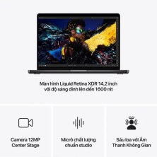 MacBook Pro 14 M4 Pro 12CPU 16GPU | RAM 24GB | SSD 512GB | Like New Chính hãng Apple Việt Nam