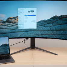 Màn Hình Cong Gaming LG UltraGear 45GS96QB (44.5-inch | 21:9 | OLED | WQHD (3440x1440) | 240Hz | 0.03ms | G-Sync | 800R | Type-C)