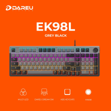 Bàn Phím Cơ Gaming DareU EK98L Grey-Black (Multi-Led/ Dream-Switch)
