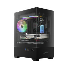 CASE GAMDIAS AURA GC9M ELITE ARGB BLACK – MICRO TOWER | 3 FAN ARGB | VGA 280MM