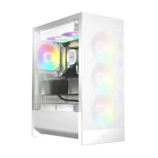 Case GAMDIAS AURA GC15 ARGB White | Mid Tower | Kính Cường Lực | ARGB