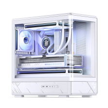 Case JONSBO M-ATX D200 White – GPU 410mm| AIO 240mm| M-ATX