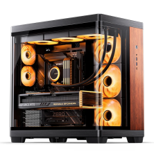 Case PC JONSBO TK-4 Black Wood – ATX| GPU 460mm| AIO 420mm| Kính 4mm