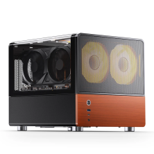 Case JONSBO V12 Black – M-ATX/ ITX| GPU 260mm| Kính 270°