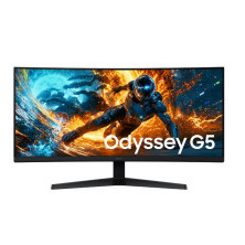 Màn hình SAMSUNG Gaming Odyssey G5 G55H LS34HG552EEXXV (34inch/ VA/ UWQHD/ 180Hz/ 1ms/ 1000R)