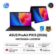 Laptop ASUS Zenbook Pro Art HN7306EA-LX050W (Ryzen AI Max+ 395| 32GB| 1TB| 13.3" 3K OLED Touch)