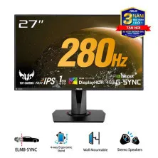 Màn hình LCD 27” Asus VG279QM TUF Gaming FHD IPS 280Hz 1ms HDR G-Sync Chính Hãng (New Full Box)