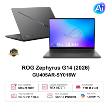Laptop Asus ROG Zephyrus G14 | GU405AR-SY016W | Intel® Core™ Ultra 9 386H | RTX 5070Ti| 32GB | 1TB