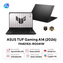 Laptop ASUS TUF Gaming A14 FA401EA-RG041W ( AMD Ryzen AI MAX+ 392 | Radeon 8060S| 32GB | 512GB | 14.0 WQXGA 165Hz )