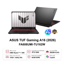 Laptop Gaming ASUS TUF A16 FA608UMI TU162W (AMD Ryzen 7 260 | 16GB| 512GB| RTX 5060 | 16.0 FHD+ 144Hz)