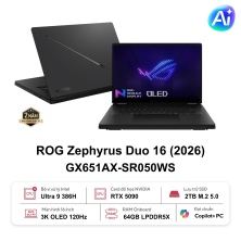 Laptop Asus ROG Zephyrus Duo | GX651AX-SR050WS | Intel® Core™ Ultra 9 386H | RTX 5090 | 64GB| 2TB