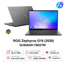Laptop Asus ROG Zephyrus G16 | GU606AR-TB027W | Intel Ultra 9 386H | RTX 5070Ti | 32GB | 1TB