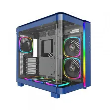 Case Montech King 95 Pro Blue - Kèm sẵn Fan Led A-RGB