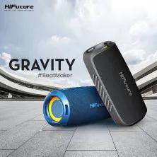 Loa Bluetooth Di Động HIFUTURE Gravity 45W -  Chống nước IPX7 ( Đen / Xanh )