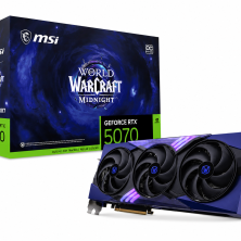 VGA MSI RTX 5070 12G World of Warcraft MIDNIGHT VOID EDITION OC