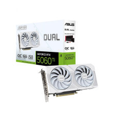 VGA ASUS Dual GeForce RTX 5060 Ti 16GB GDDR7 White OC Edition (DUAL-RTX5060TI-O16G-WHITE)
