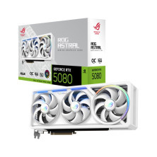 VGA Asus ROG Astral RTX 5080 16GB GDDR7 WHITE OC (ROG-ASTRAL-RTX5080-O16G-WHITE)