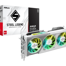 VGA (AMD)  ASRock Radeon RX 9070 XT Steel Legend 16GB GDDR6 (RX9070XT SL 16G)