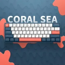 Bàn Phím Cơ Iqunix F60-2020 60% Hot-Swappable Coral Sea