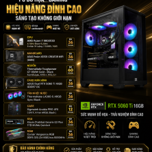 PC Đồ Họa AMD Ryzen 7 9800X3D | RTX 5060 Ti 16GB | RAM 32GB DDR5 | SSD 1TB NVMe