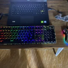 Combo Phím + Chuột  Motospeed GS700 RGB Camo Rainbow Gaming