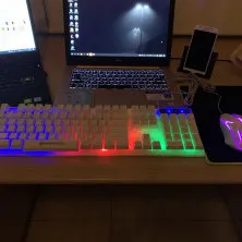 Bàn phím led màu Combo SHIPADOO MASTER D280