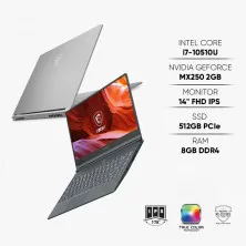 MSI Modern 14 Geforce MX250 2GB Core i7 10510U Ram 8G ssd 512GB