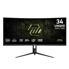 Màn hình Gaming 2K MSI MAG 342CQRF E20 (34 inch, UWQHD, Rapid VA, 200Hz, 0.5ms, Cong 1500R)