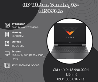 HP Victus Gaming 15-fb3093dx