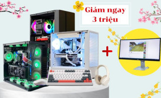 Siêu ưu đãi Build PC Gaming, đồ hoạ giảm ngay 3 triệu đồng - tháng 12/2023