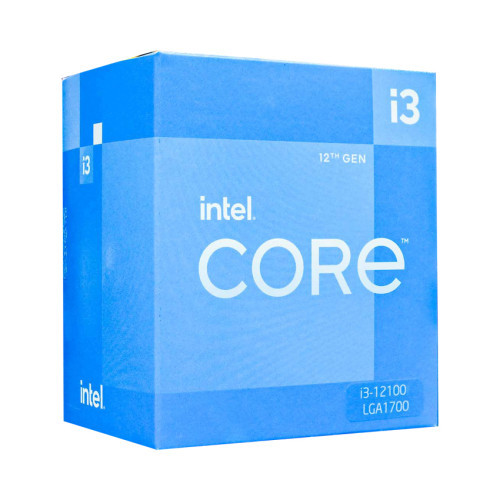 CPU Intel Core i3 12100F / 3.3GHz Turbo 4.3GHz / 4 Nhân 8 Luồng / 12MB / LGA 1700 - BOX CHÍNH HÃNG