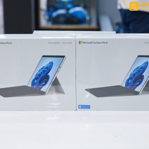Surface Pro 8 Core i5-1135G7 | RAM 8GB | SSD 128GB | 13 inch 3k (2880x1920) IPS Touch 60Hz | Platinum | New Fullbox + Phím