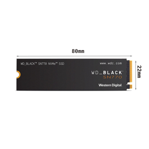 Ổ cứng SSD WD Black SN770 1TB M.2 2280 PCIe NVMe Gen 4x4 (WDS100T3X0E)