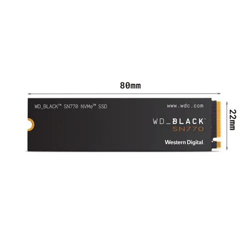 Ổ cứng SSD WD Black SN770 1TB M.2 2280 PCIe NVMe Gen 4x4 (WDS100T3X0E)
