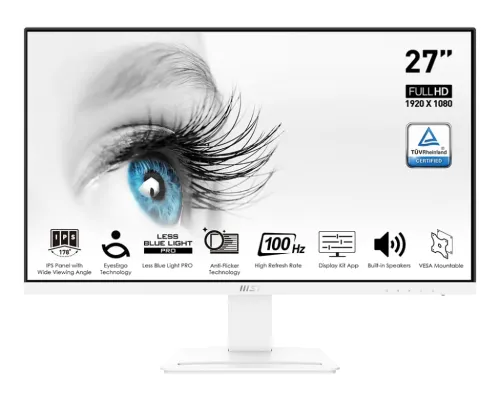 Màn Hình MSI PRO MP273AW (27inch/IPS/FHD/100Hz/1ms/DP+HDMI) - có Loa